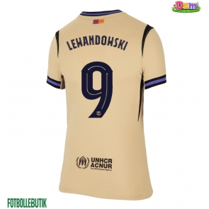 Barcelona Robert Lewandowski #9 Bortatröja Kvinnor 2025-26 Kortärmad